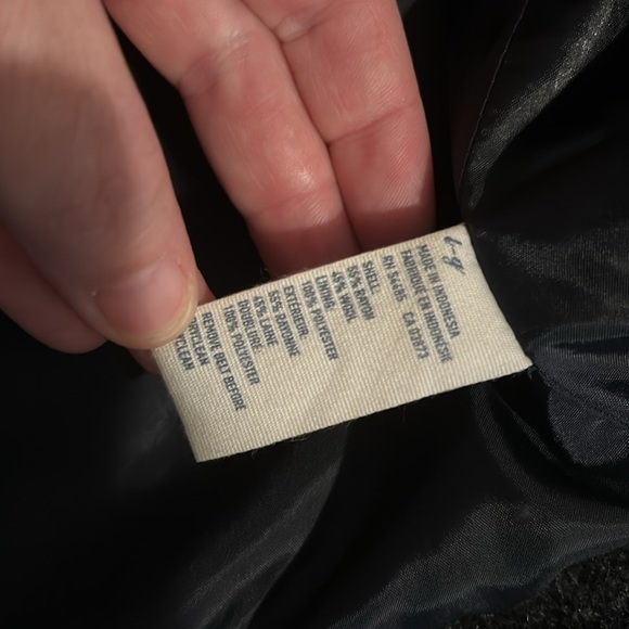 American Eagle Outfitters Black and Gray Plaid wool Jacket - Picture 9 of 17